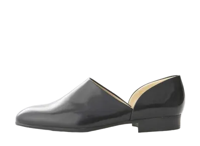 HARUTA Spock Shoes Cowhide Leather "Black" #850