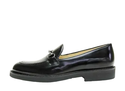 HARUTA Bit Loafers Cowhide Leather "Black" #708XL