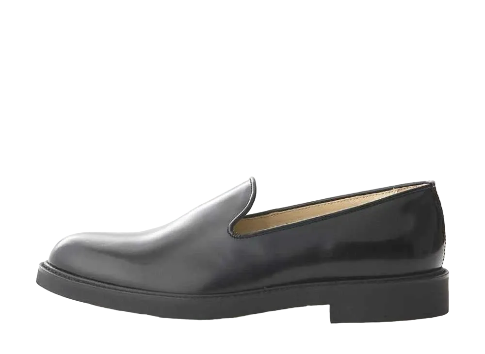 HARUTA Plain Slip On Cowhide Leather "Black" #707XL