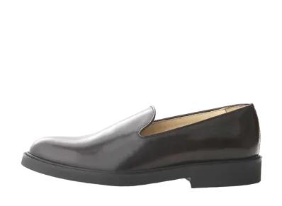 HARUTA Plain Slip On Cowhide Leather "Dark Brown" #707XL