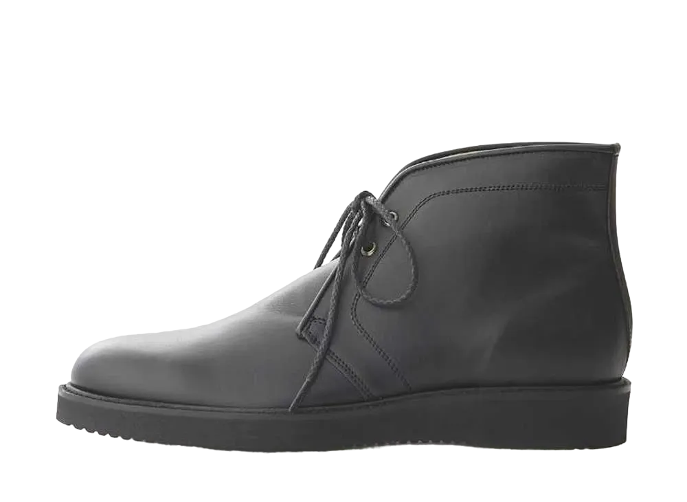HARUTA Chukka Boots Cowhide Leather "Black" #7000P