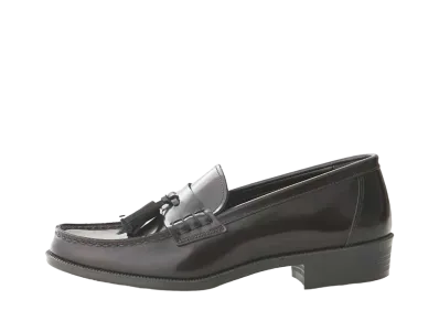 HARUTA Women's Casual Tassel Loafers Cowhide Leather "Brown" #231