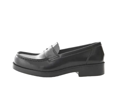 HARUTA Women's Bulb Toe Loafers Artificial Leather "Jamaica" #4900
