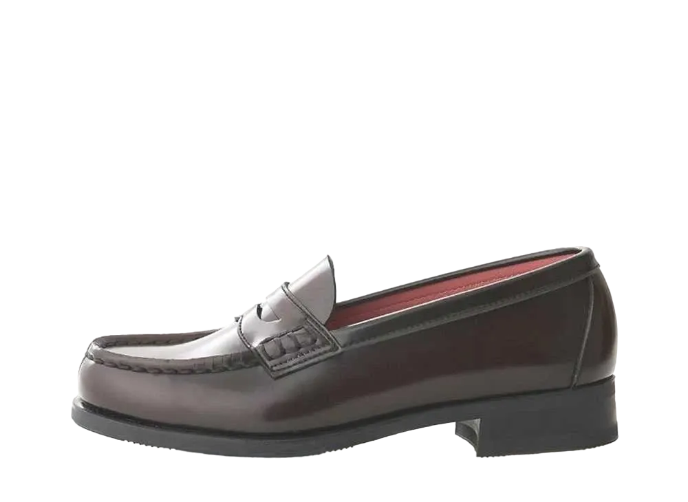 HARUTA Women's Cup Insole Coin Loafers (30mm Heel) Artificial Leather "Jamaica" #45050