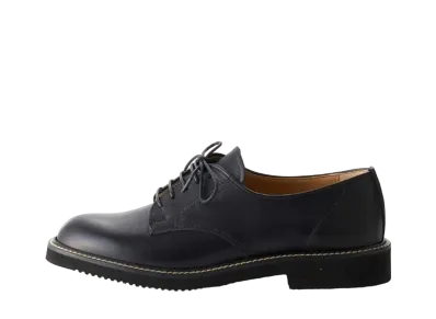 HARUTA Women's Lace Up Shoes Genuine Leather "Black Scotchgard" #370KS