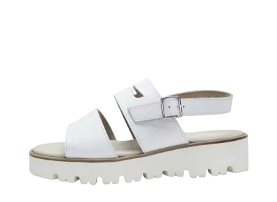 HARUTA Women's Back Belt Sandal "White" #92XL