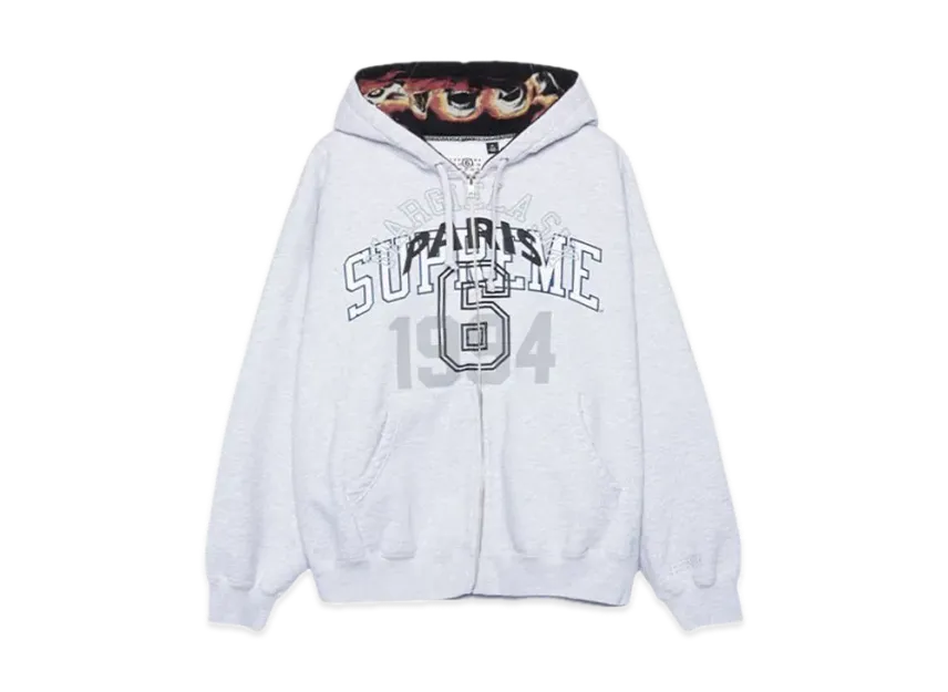 Supreme x MM6 Maison Margiela Zip Up Hooded Sweatshirt Supreme x MM6 Maison Margiela Zip Up Hooded Sweatshirt