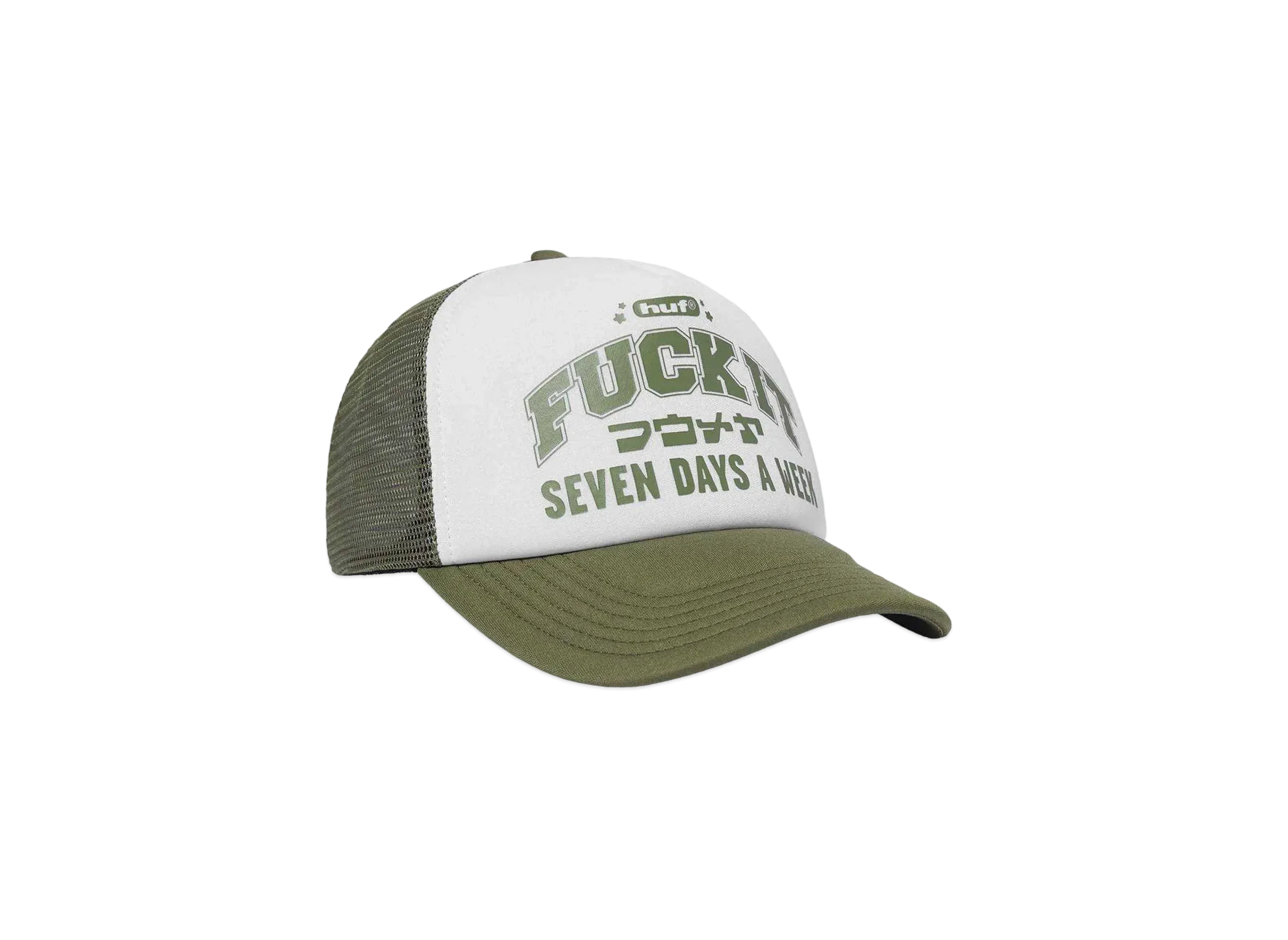 HUF Eighty Nine All Day Trucker Hat "Moss"