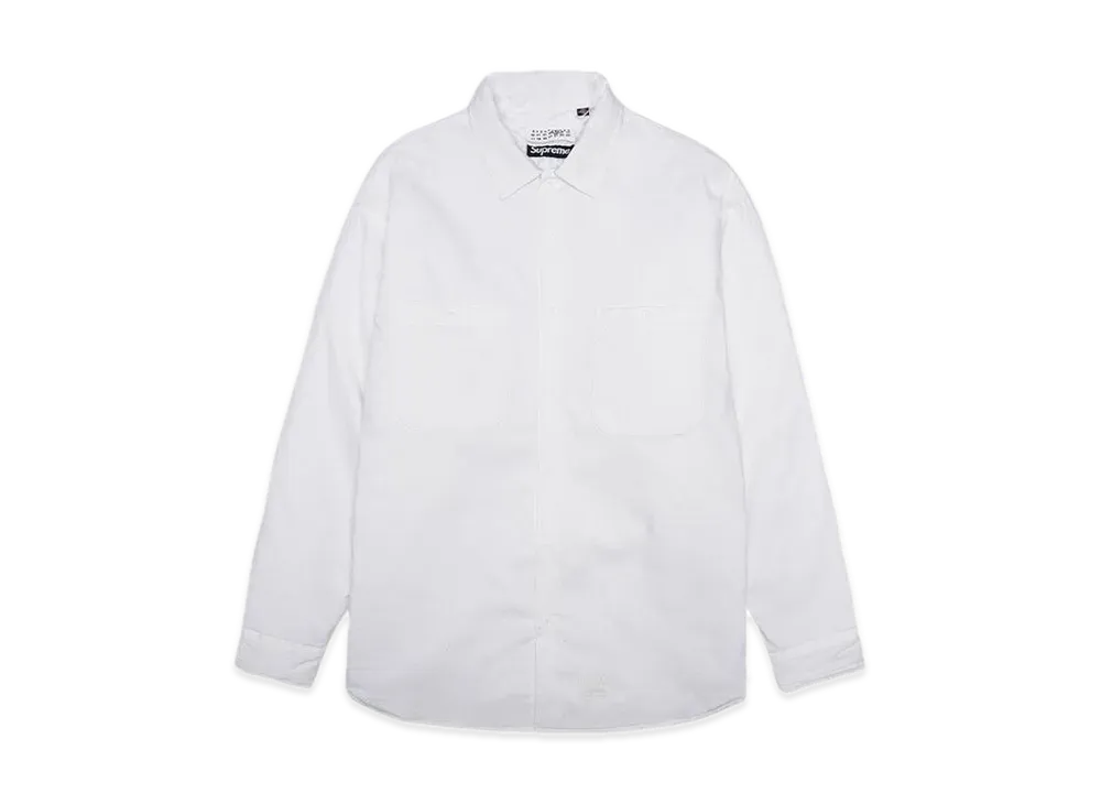 Supreme x MM6 Maison Margiela Padded Shirt "White"