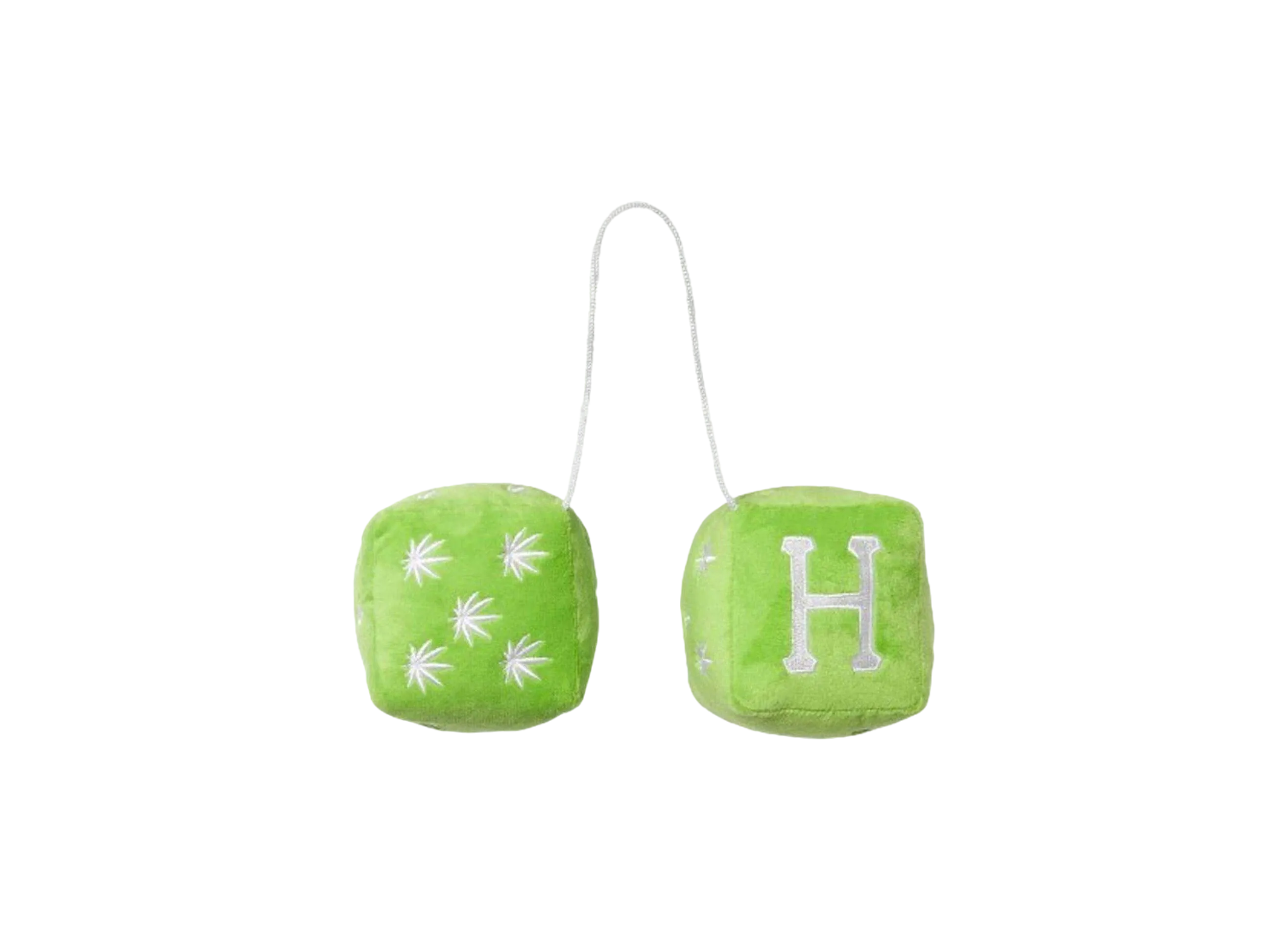 HUF Plant Life Fuzzy Dice "Huf Green"