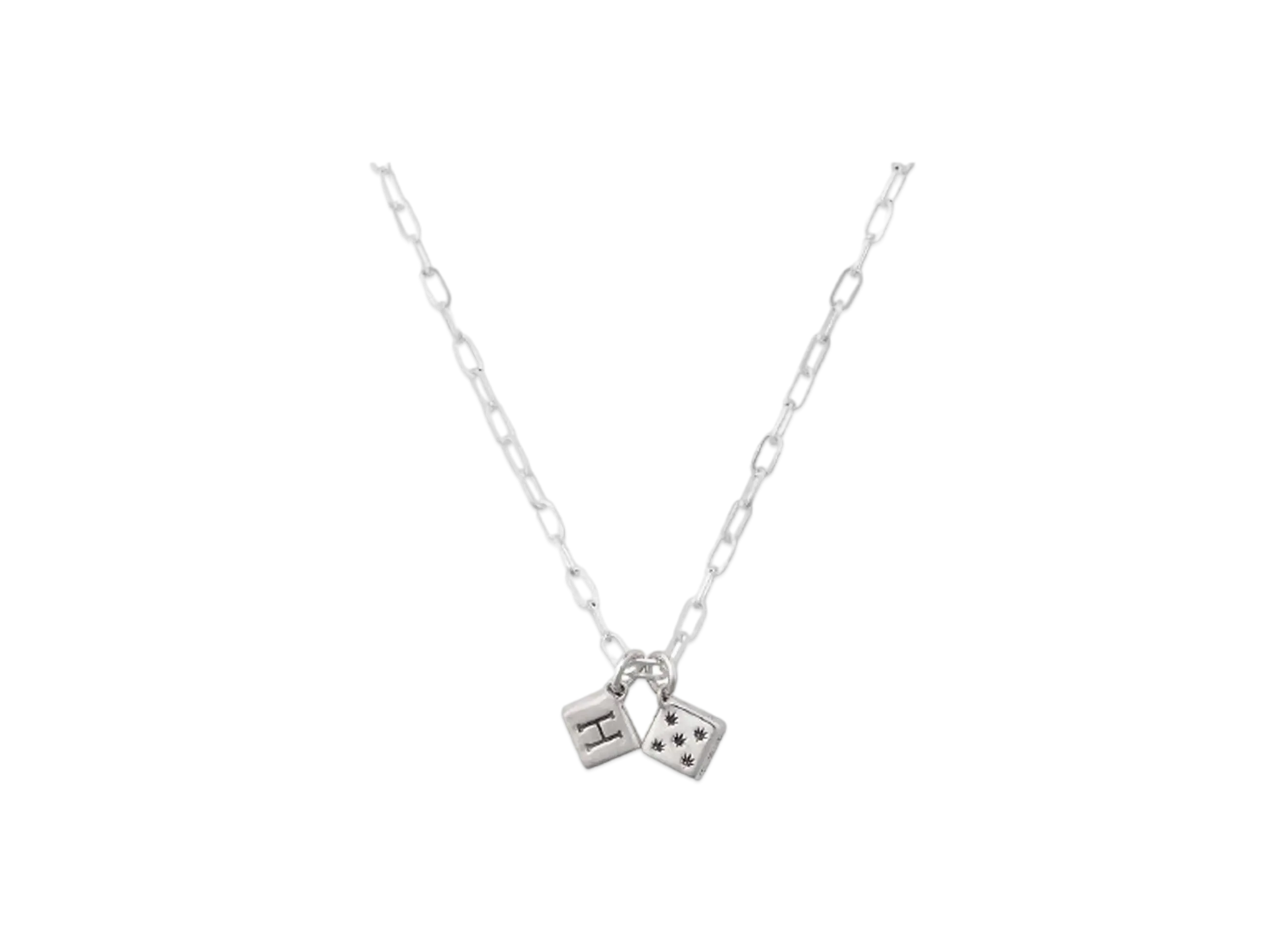 HUF Plant Life Dice Necklace "Silver"