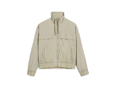 AMI PARIS Technical Canvas Zip Wind Breaker "Sage"