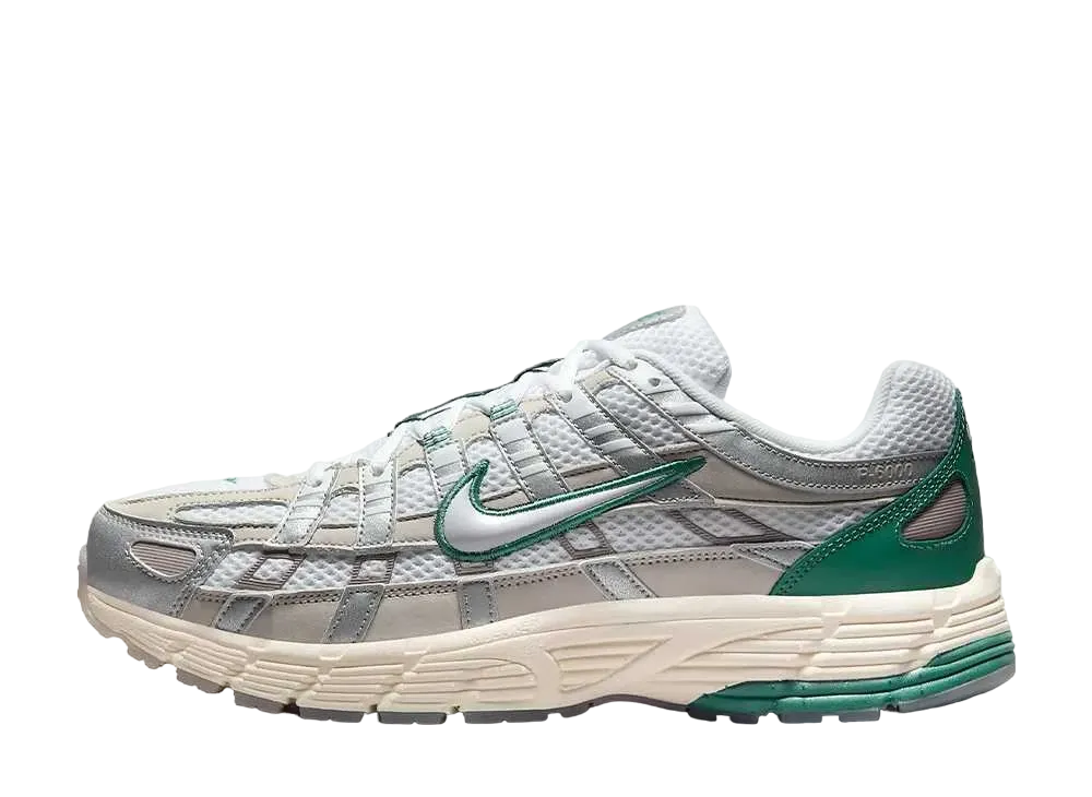 Nike P-6000 PRM "Light Bone/Metallic Silver/Bicostal/White"