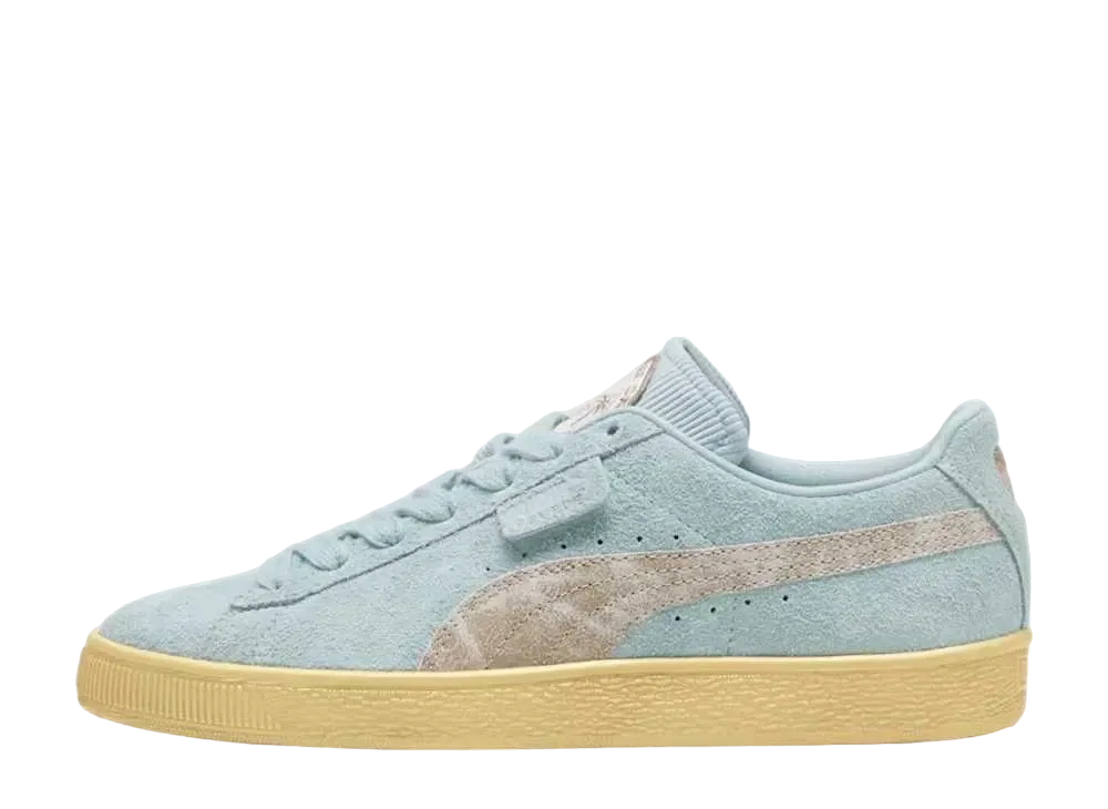 パームツリークルー × プーマ スウェード B "ターコイズサーフ/ヴェイパーグレー"