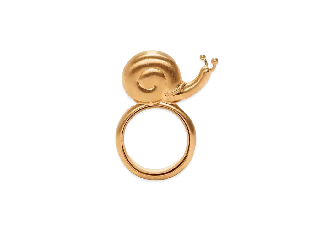 JW ANDERSON Snail Ring "Gold"