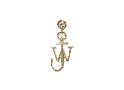 JW ANDERSON Crystal Anchor Earrings "Gold"