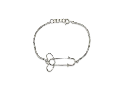 JW ANDERSON Penis Pin Bracelet "Silver Tone"