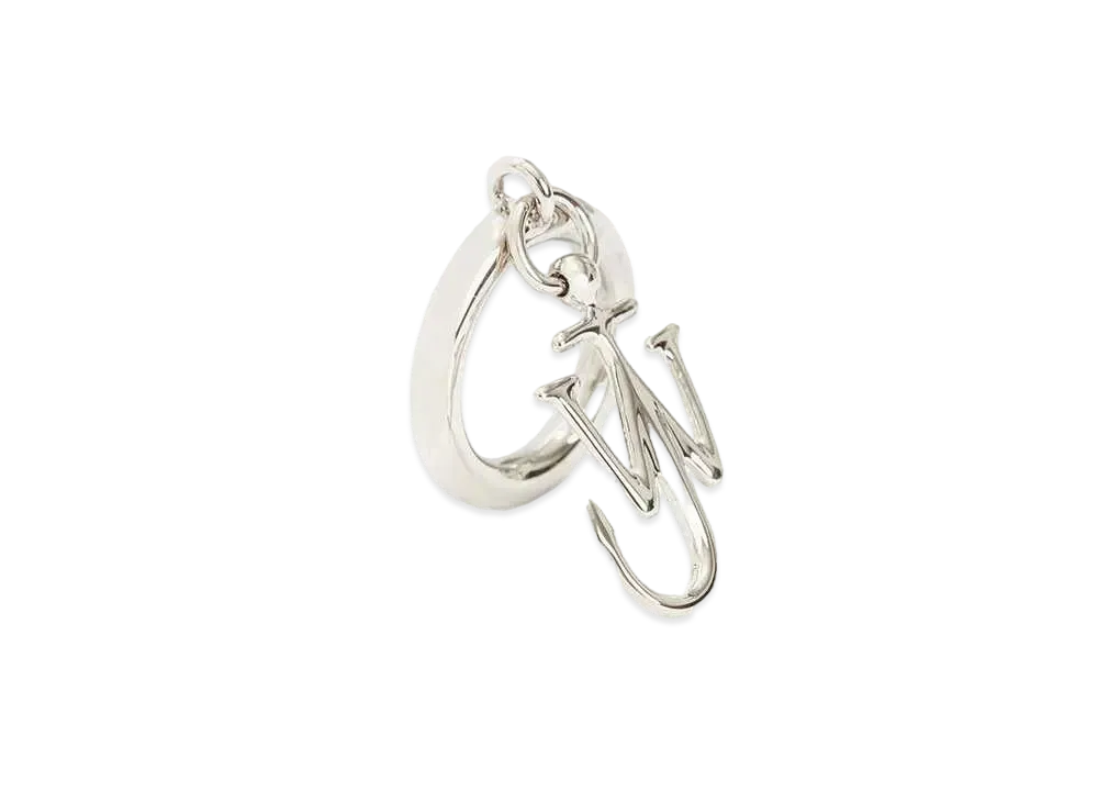 JW ANDERSON Anchor Charm Ring "Silver Tone"