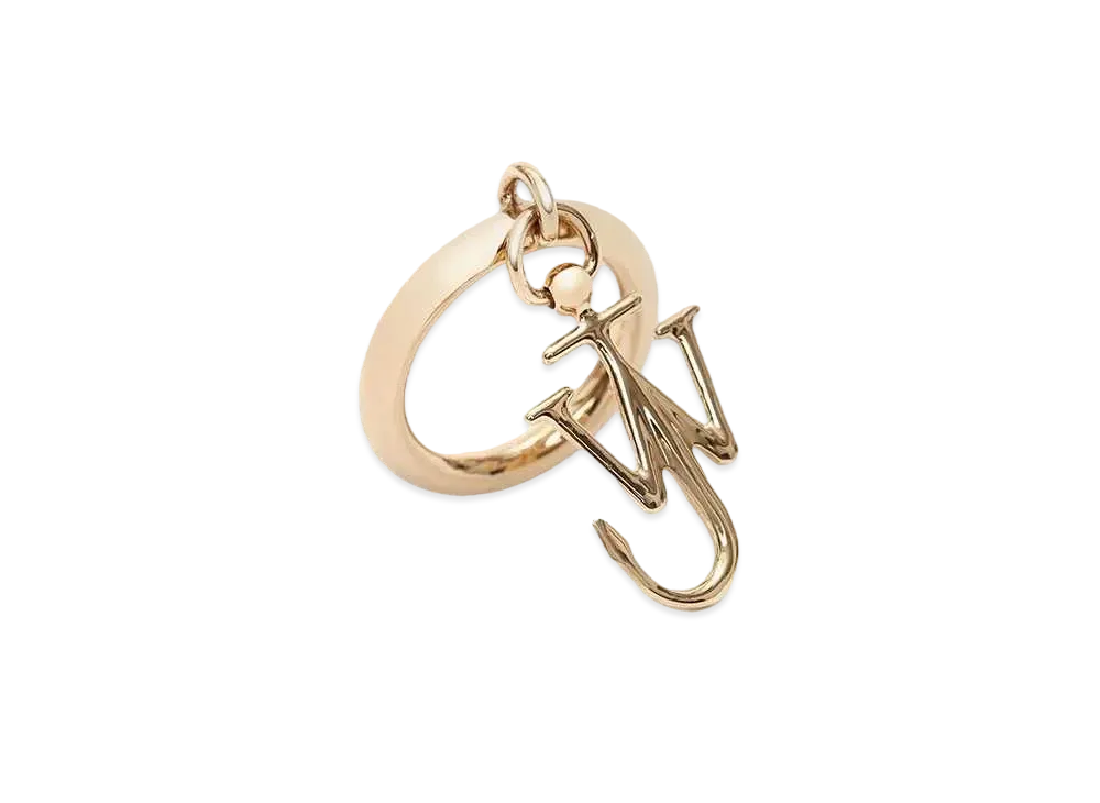 JW ANDERSON Anchor Charm Ring "Gold"
