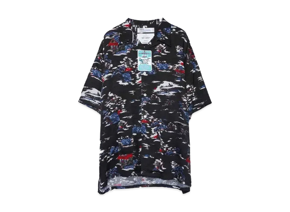 DAIRIKU Cliff Aloha Shirt "Black"