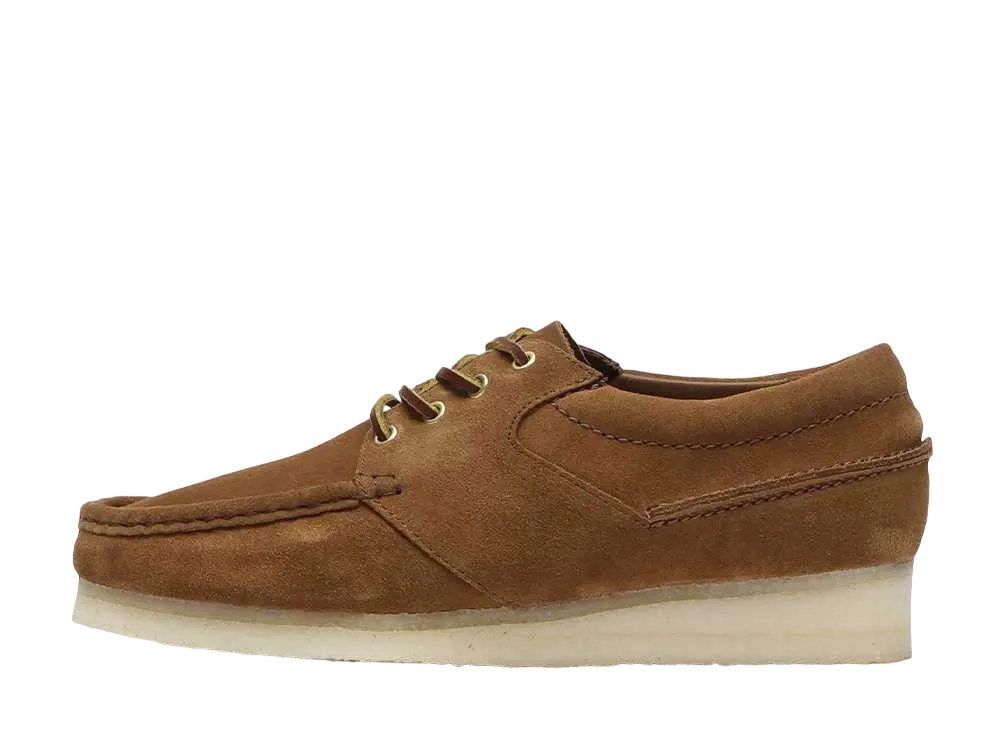 Clarks Wallabee Boat "Cola Suede"