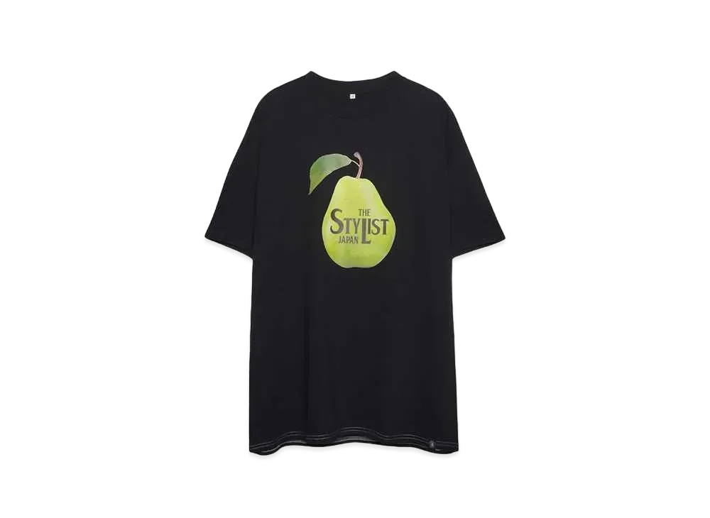 The StylistJapan PEAR T-SHIRTS "BLACK"