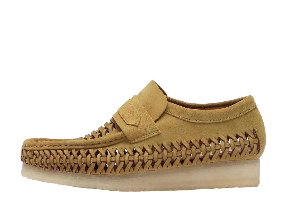 Clarks Wallabee Loafer Weave "Olive Suede"