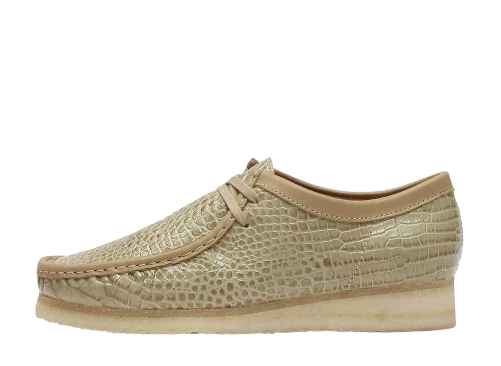 Clarks Wallabee "Maple Croc"