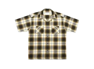 Rafu Box short-sleeve shirt "BROWN"