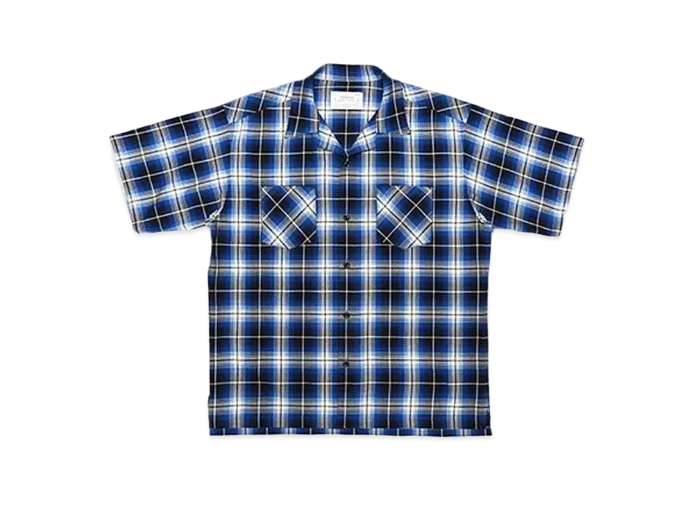 Rafu Box short-sleeve shirt "BLUE"