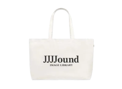 JJJJound Logo Tote XL "White"