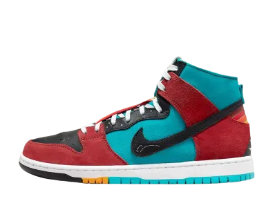 ディオール・グリーンウッド × ナイキ SB ダンク ハイ デコン QS "ターコイズブルー アンド ファイヤーウッドオレンジ"