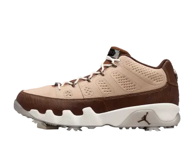 Happy Life Wood × Nike Air Jordan 9 Golf NRG "Hemp/Pecan/Sail/Earth"