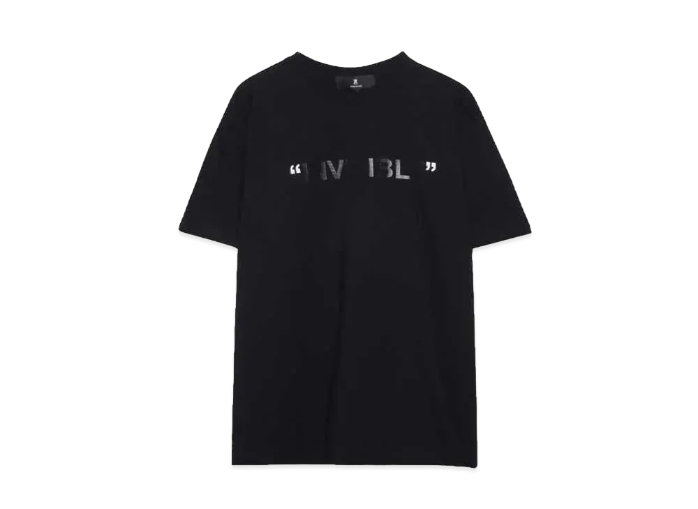 ANREALAGE INVISIBLE LOGO T-SHIRT "BLACK"
