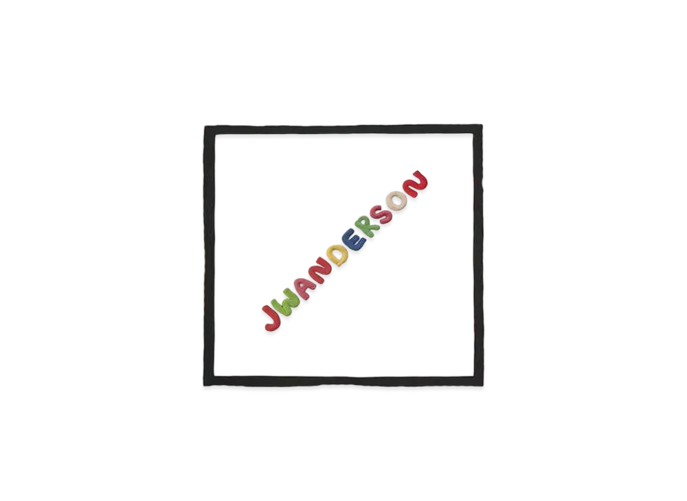 JW ANDERSON Silk Scarf #1 "Off White/Black"