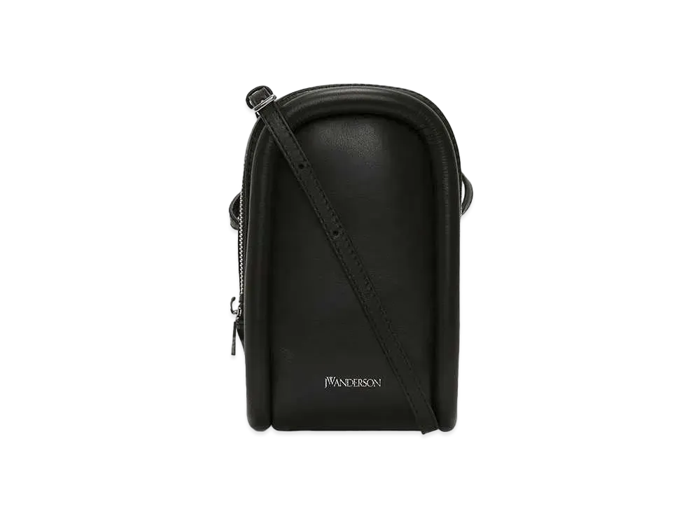 JW ANDERSON Bumper Pouch Leather Phone Pouch "Black"