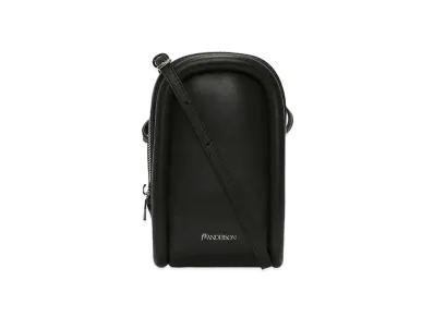 JW ANDERSON Bumper Pouch Leather Phone Pouch "Black"