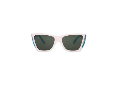 JW ANDERSON Wide Frame Sunglasses "Pink/Light Blue"