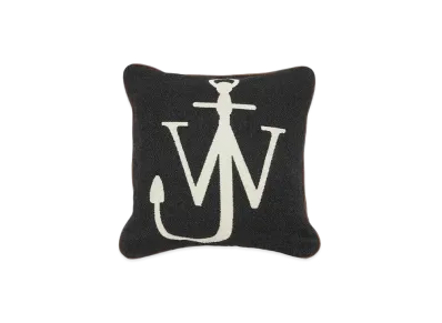 JW ANDERSON Anchor Logo Cushion "Black/White"