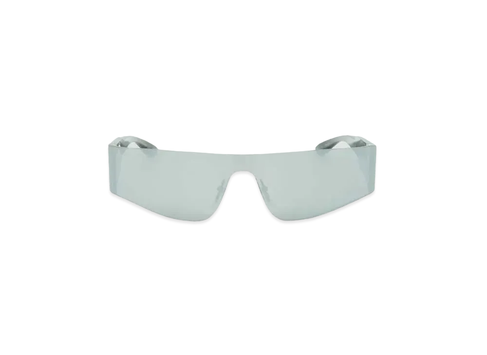 BALENCIAGA MONO RECTANGLE SUNGLASS "SILVER"
