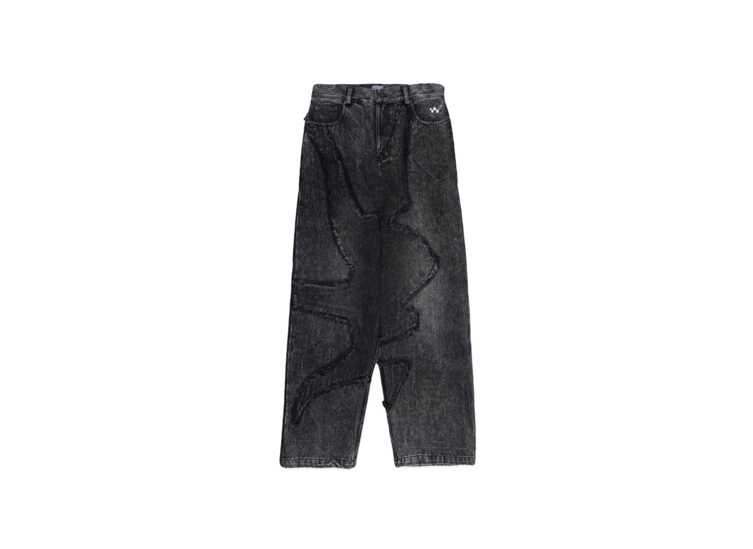 WANNA "YIN YANG" Baggy Jeans "BLACK"