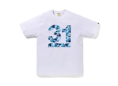 A BATHING APE 31st Anniv. ABC Camo Tee "White/Blue"