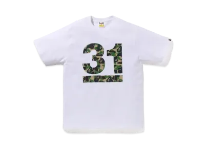 A BATHING APE 31st Anniv. ABC Camo Tee "White/Green"
