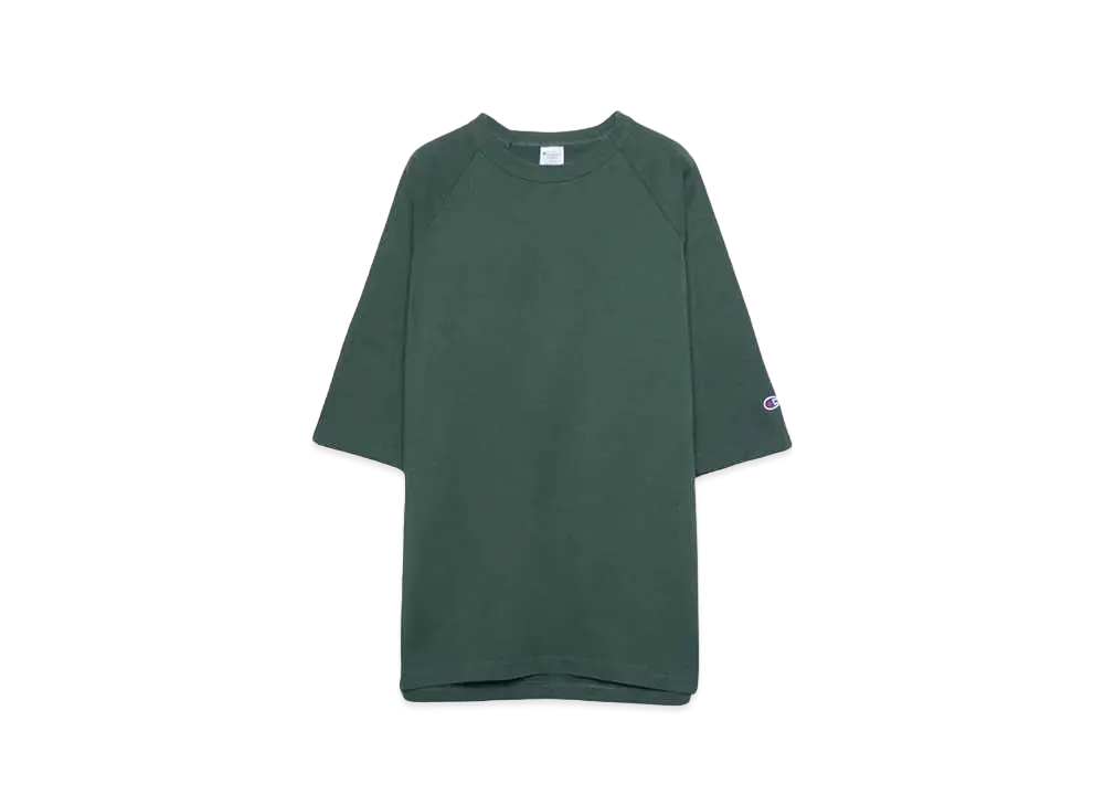 Champion T1011 RAGLAN SHORT SLEEVE T-SHIRT "MOSS GREEN"