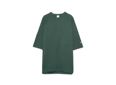 Champion T1011 RAGLAN SHORT SLEEVE T-SHIRT "MOSS GREEN"