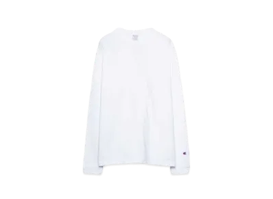 Champion T1011 LONG SLEEVE POCKET T-SHIRT "WHITE"