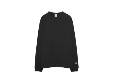 Champion T1011 LONG SLEEVE POCKET T-SHIRT "BLACK"