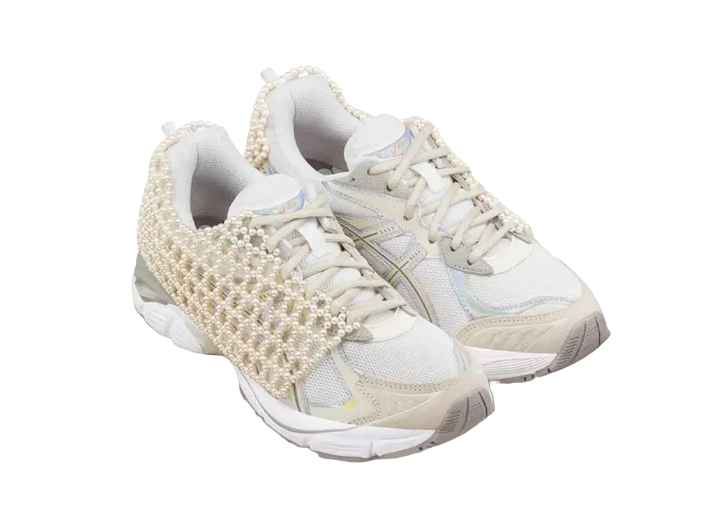 TASAKI × Asics GT-2160 70th Pearl Sequence Sneakers "Akoya Pearl/Silver"