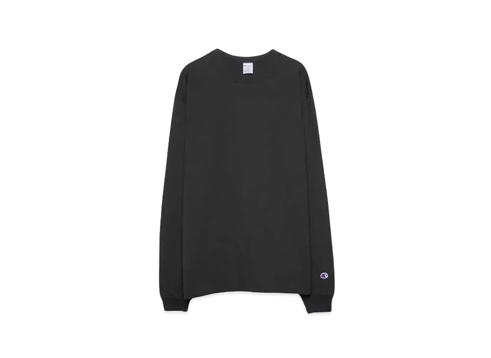 Champion T1011 LONG SLEEVE T-SHIRT "BLACK"