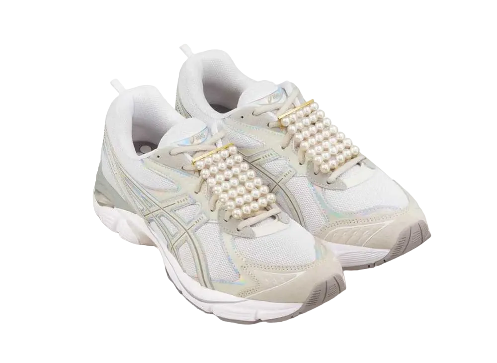 TASAKI × Asics GT-2160 Balance Fringe Sneakers "18K YG/Akoya Pearl"